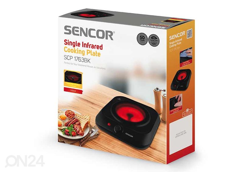 Керамическая настольная плита Sencor SCP1763BK увеличить
