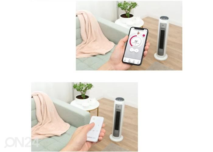 Керамический обогреватель с Wi-Fi Sencor SFH 8994WH, белый увеличить