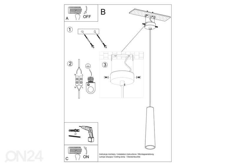 Керамический подвесной светильник Electra увеличить
