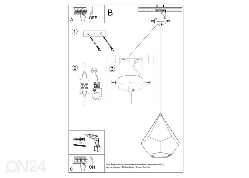 Керамический подвесной светильник Pavlus увеличить