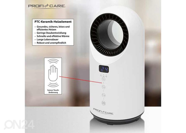 Керамический тепловентилятор ProfiCare PCHL3086 увеличить
