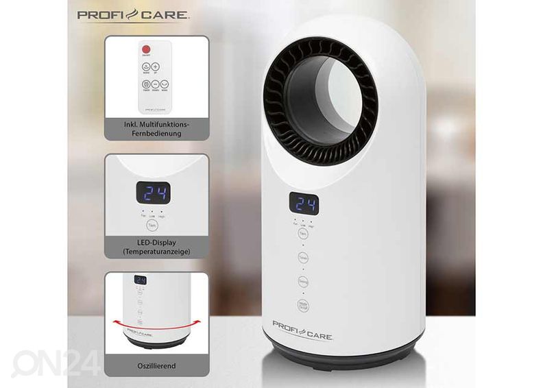 Керамический тепловентилятор ProfiCare PCHL3086 увеличить