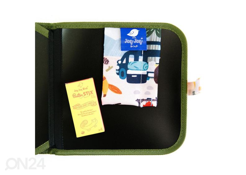 Книжка-раскраска с беспыльными мелками Jaq Jaq Bird Кемпинг 20x20 cm увеличить