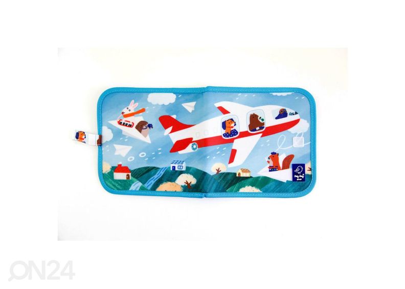 Книжка-раскраска с беспыльными мелками Jaq Jaq Bird Самолёты 20x20 cm увеличить