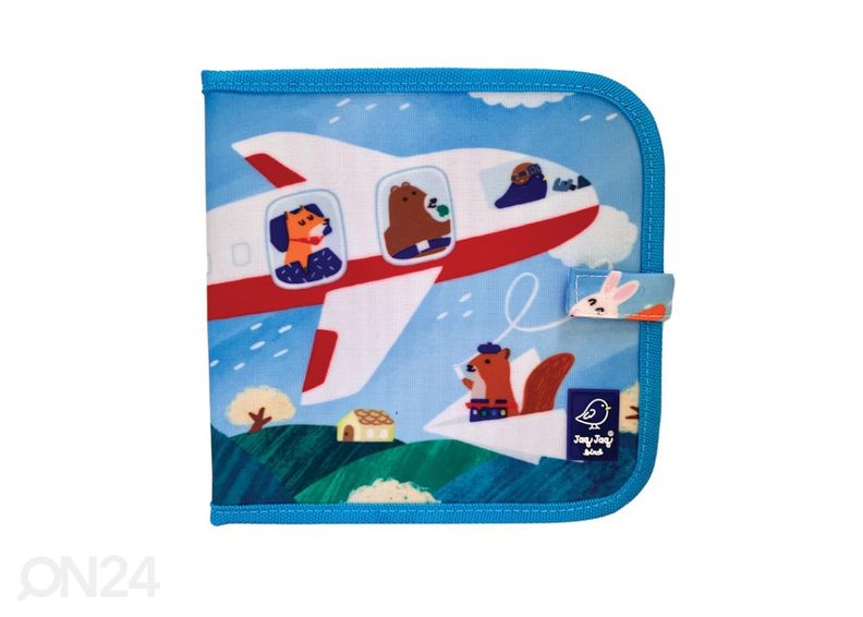 Книжка-раскраска с беспыльными мелками Jaq Jaq Bird Самолёты 20x20 cm увеличить