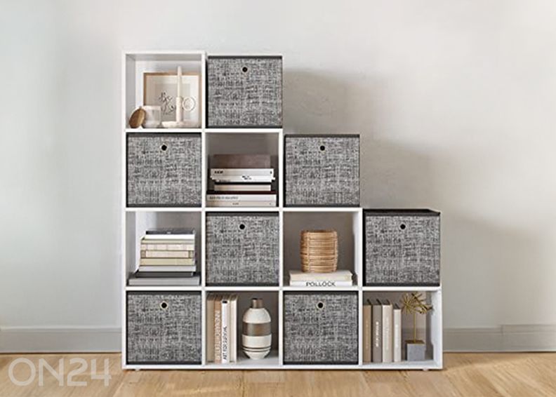 Книжная полка 129,5x129,5 см белая увеличить