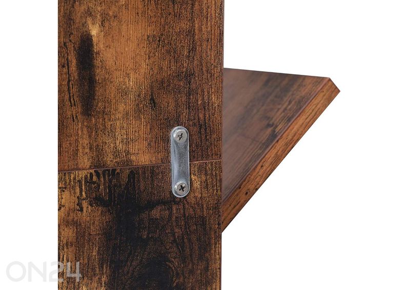 Книжная полка 141,5 см, коричневая увеличить