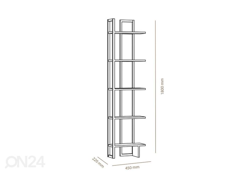 Книжная полка увеличить