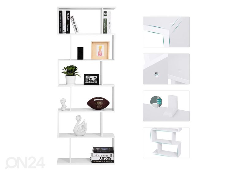 Книжная полка 70 cm, белый увеличить