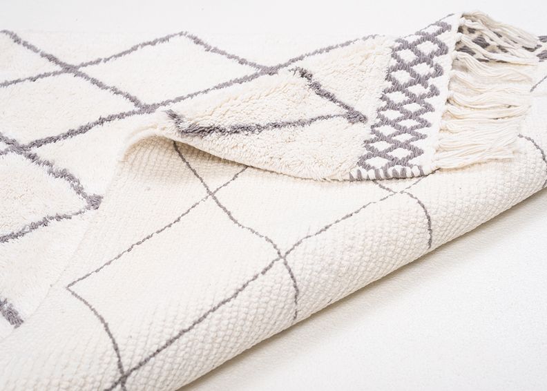 Ковер в ванную Tom Tailor Ethno Bath Ben 60x100 cm, белый/пёстрый увеличить