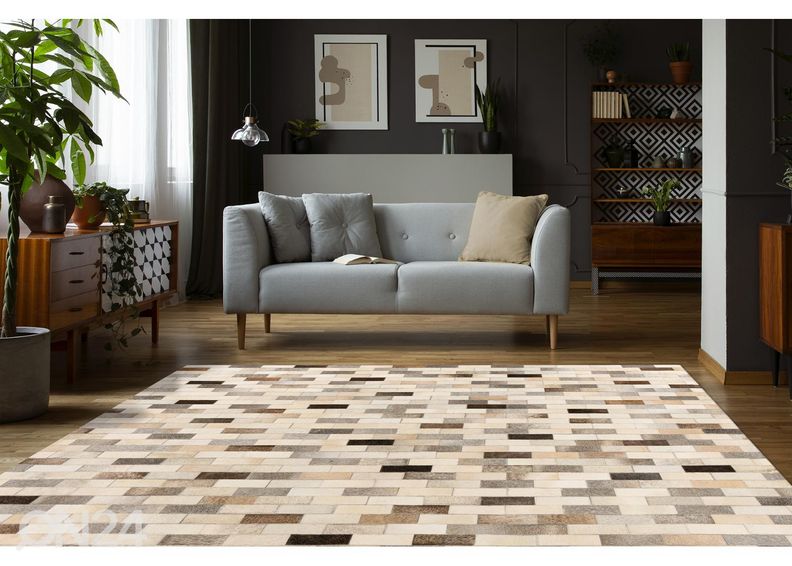 Ковер из натуральной кожи 80x150 cm увеличить