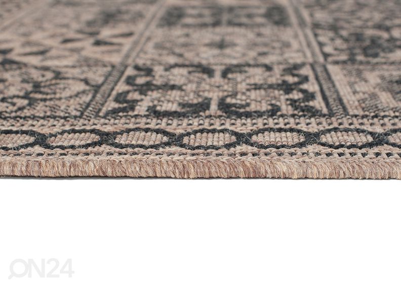 Ковер 80x200 см, кофейный/ черный увеличить