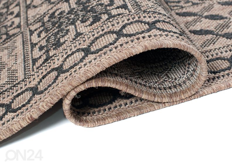 Ковер 80x200 см, кофейный/ черный увеличить