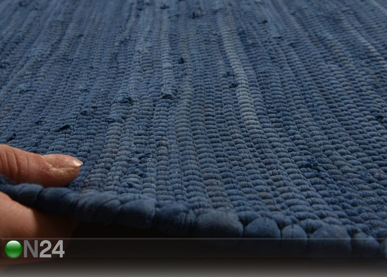 Ковер Happy Cotton Uni 60x120 см, синий увеличить