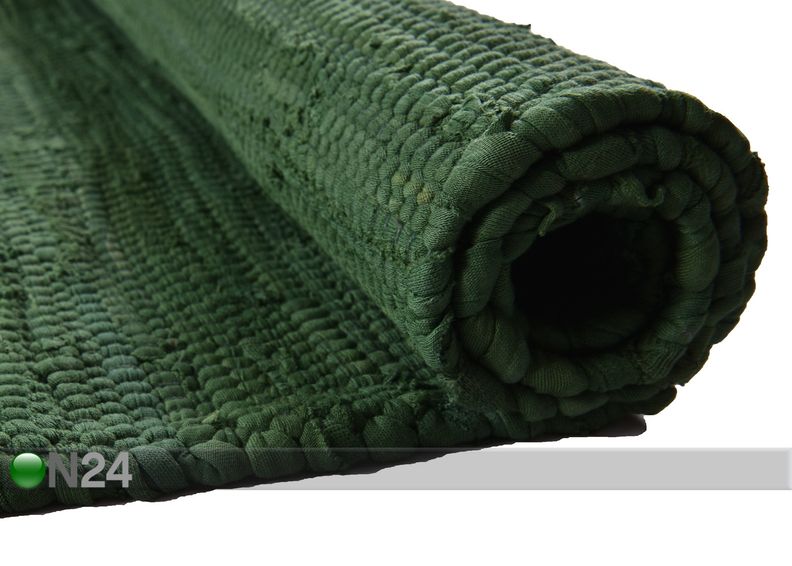 Ковер Happy Cotton Uni 60x120 см, темно-зеленый увеличить