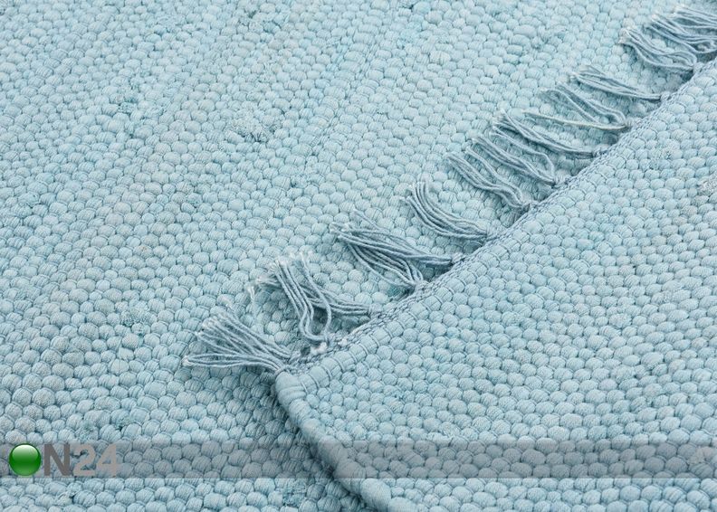 Ковер Happy Cotton Uni 70x140 см, голубой увеличить