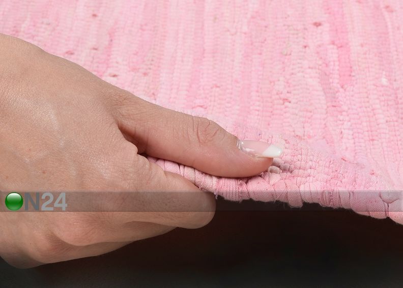 Ковер Happy Cotton Uni 90x160 см, розовый увеличить
