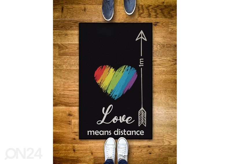 Ковер Love means distance 75х120 см увеличить