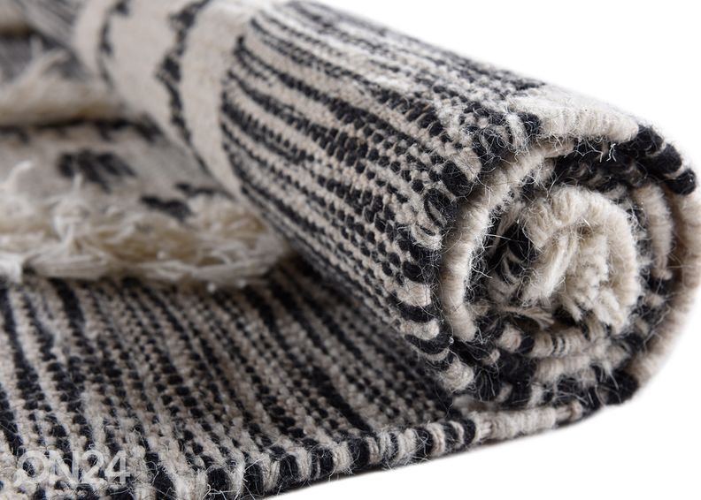 Ковер Mora, 90x160 см черный/ белый увеличить