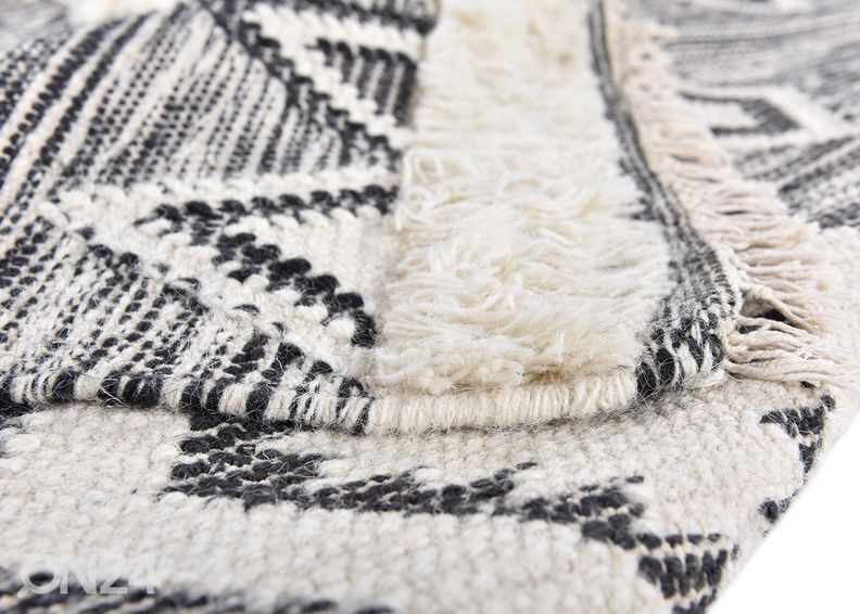 Ковер Mora, 90x160 см черный/ белый увеличить