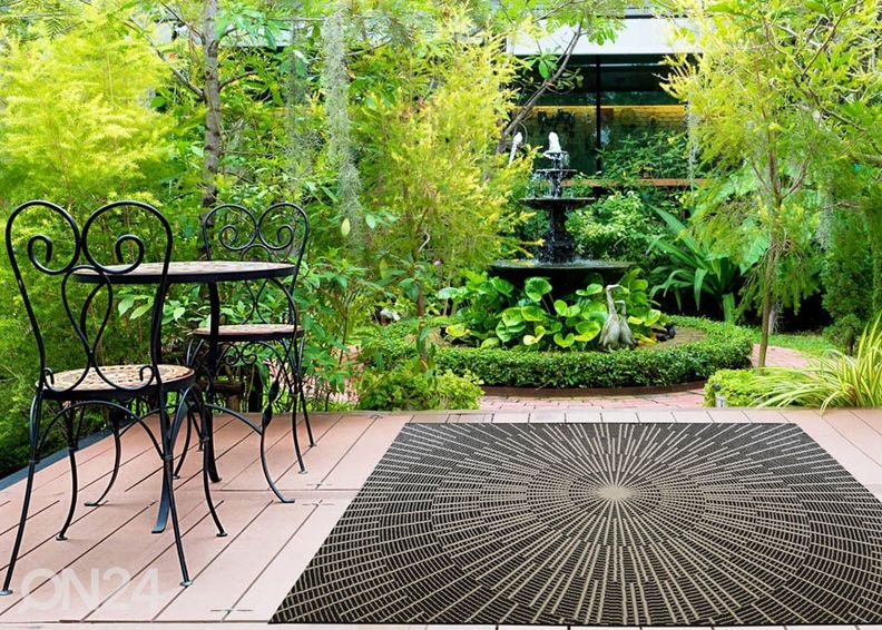 Ковер Raggi Ecru Black 155x230 см увеличить