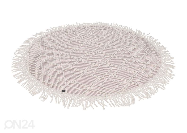 Ковер Tom Tailor Colored Macrame Ø140 см, розовый увеличить
