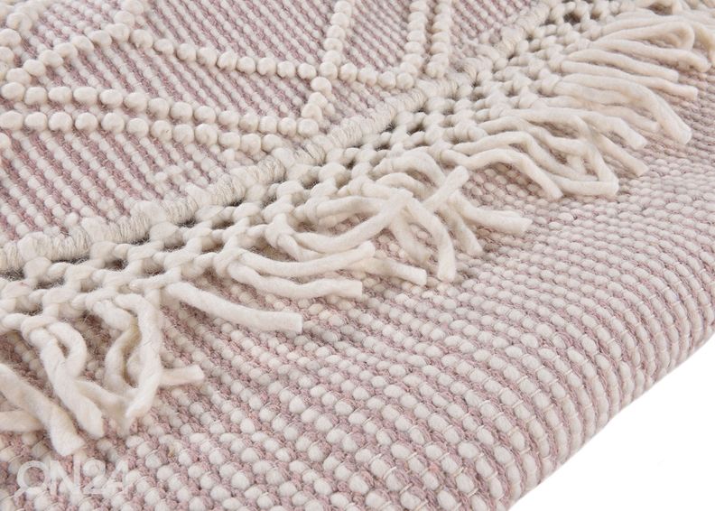 Ковер Tom Tailor Colored Macrame Ø140 см, розовый увеличить