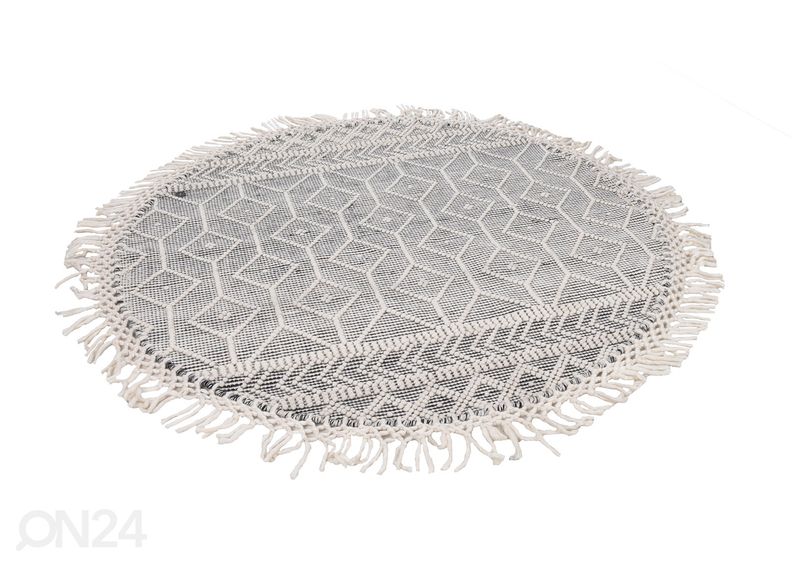 Ковер Tom Tailor Colored Macrame Ø140 см, серый увеличить