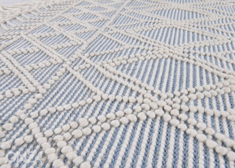 Ковер Tom Tailor Colored Macrame Ø140 см, синий увеличить