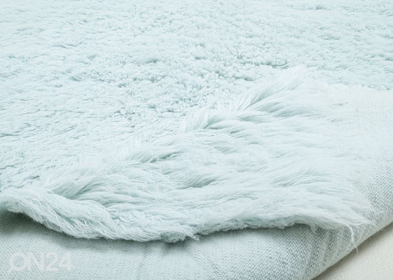 Ковер Tom Tailor Fluffy Uni 180x250 cm, голубой увеличить