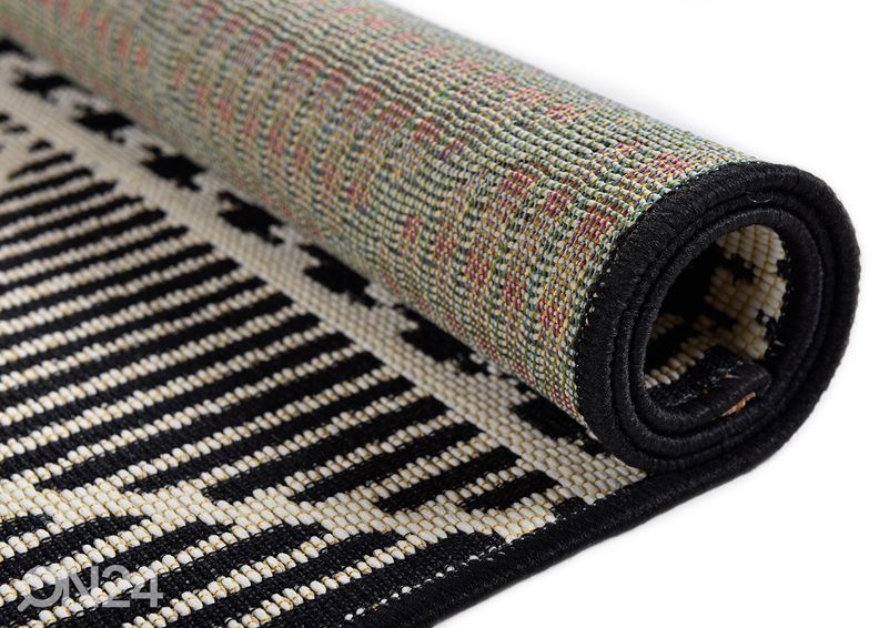 Ковер Tom Tailor Funky Outdoor Geometric, 60x100 см черный увеличить