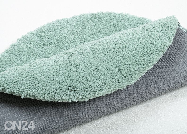 Коврик для ванной Tom Tailor Cozy Bath Uni Ø60 см, мятно-зеленый увеличить