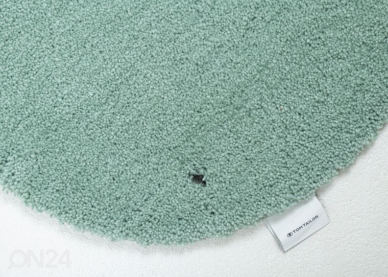 Коврик для ванной Tom Tailor Cozy Bath Uni Ø90 см, мятно-зеленый увеличить
