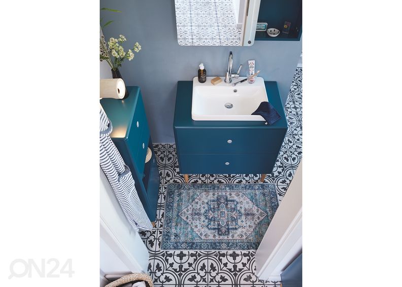 Коврик для ванной Tom Tailor Oriental Bath 70x120 см, бирюзовый увеличить