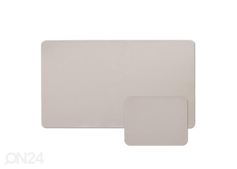 Коврик для мыши, искусственная кожа, кремовый увеличить