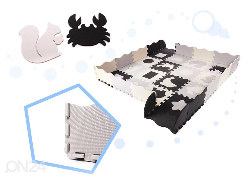 Коврик-пазл 36 деталей 143х143 см увеличить