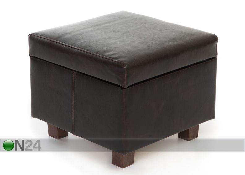 Кожаный пуф с ящиком Oslo увеличить