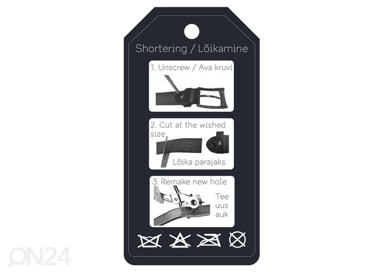 Кожаный ремень Etno Rukkilill 3,5 x 130 см увеличить