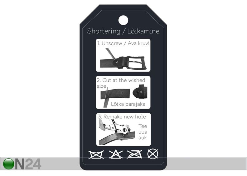 Кожаный ремень Etno Rukkilill 3,5 x 135 см увеличить