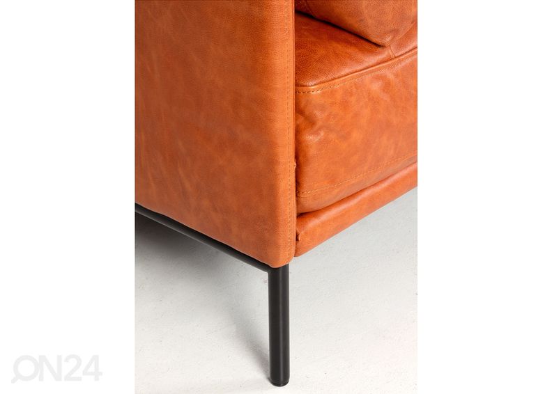 Кожаный угловой диван увеличить