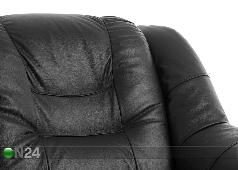 Кожаный 3-местный диван Mann увеличить