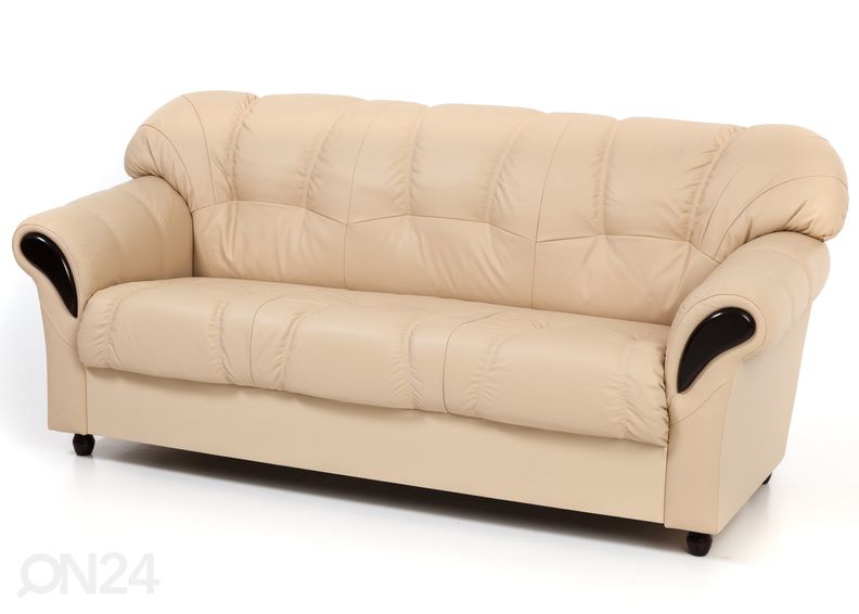 Кожаный 3-местный диван Rosa увеличить