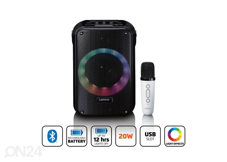 Колонка для караоке Lenco BTC060B увеличить