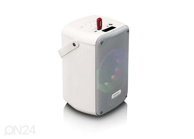 Колонка для караоке Lenco BTC060WH, белая увеличить