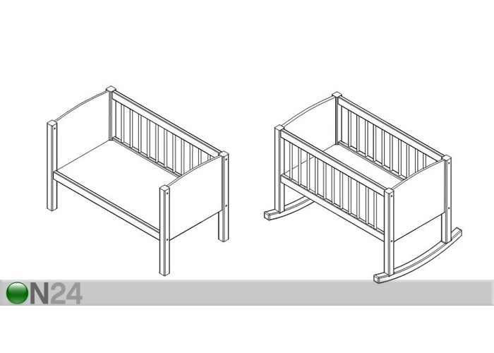 Колыбель 40x80 cm увеличить
