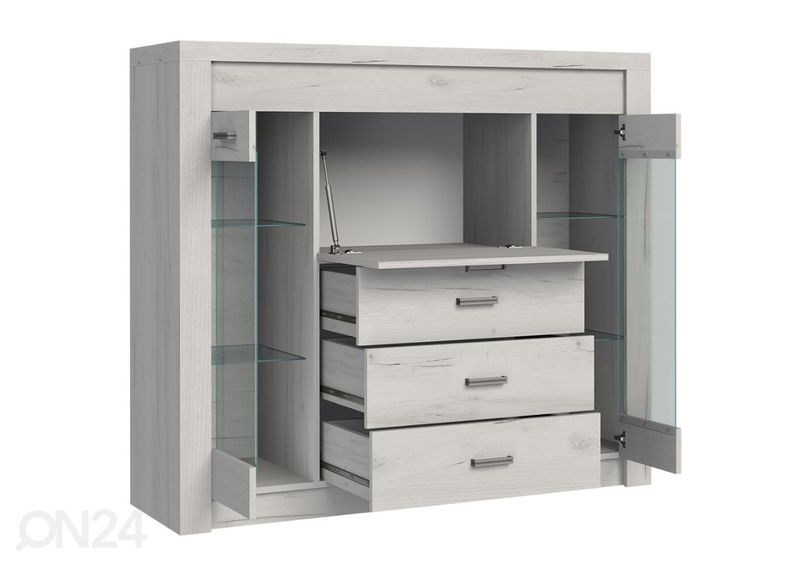 Комод / шкаф-витрина + LED освещение увеличить