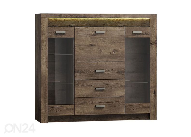 Комод / шкаф-витрина + LED освещение увеличить