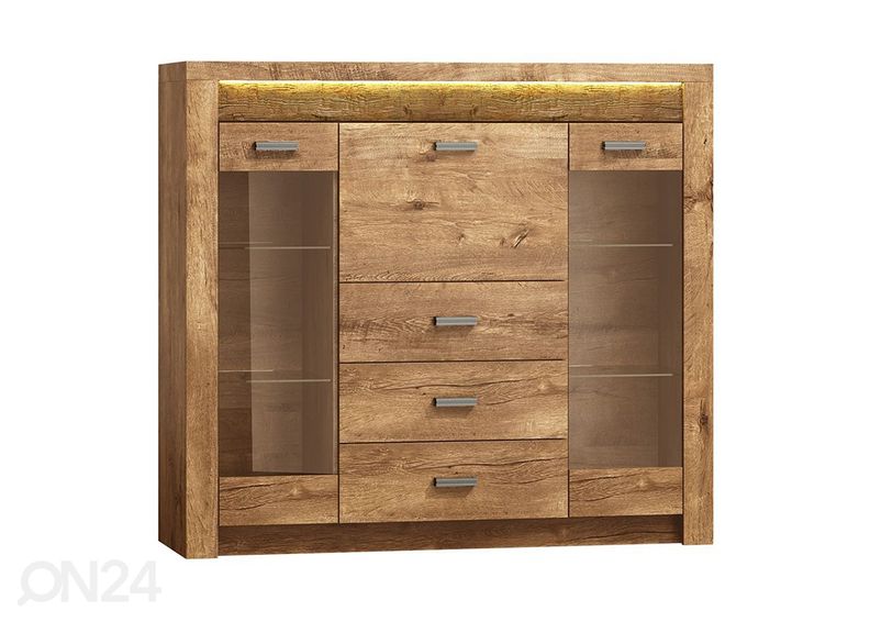 Комод / шкаф-витрина + LED освещение увеличить