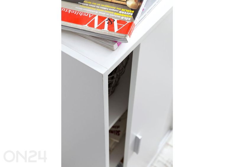 Комод/шкаф с раздвижными дверцами 60 см, белый увеличить