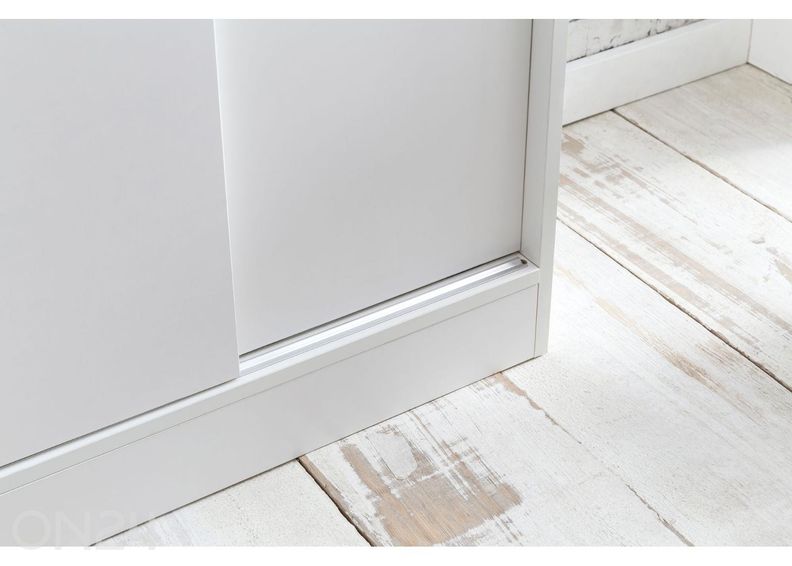 Комод/шкаф с раздвижными дверцами 60 см, белый увеличить